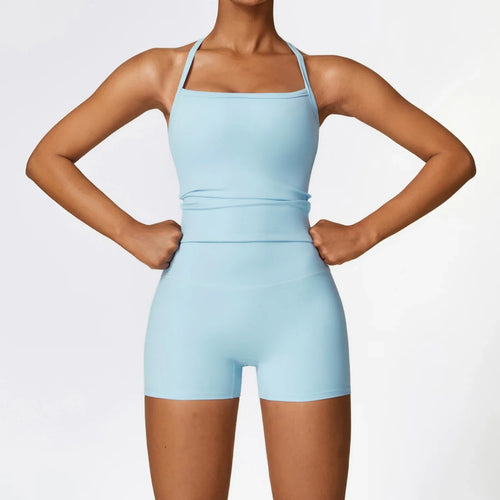 Levoire | Ensemble De Homewear Leggings Courtes Et Top À Bretelles