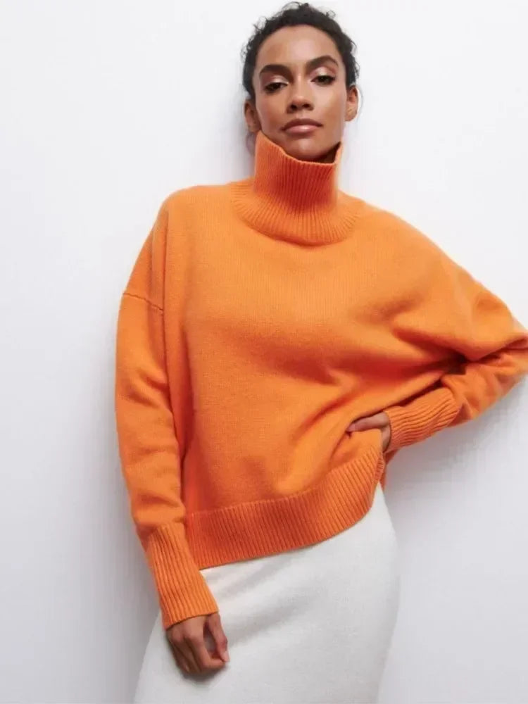 Levoire | Col roulé Ylihulkea Hieno Orange