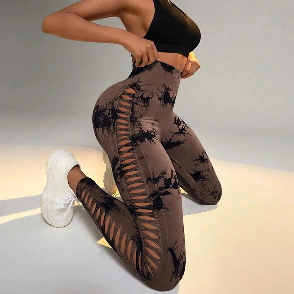 Levoire | Leggings Push-Up Avec Tie Dye Antlia Braun