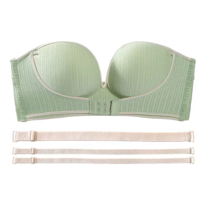 Levoire | Push-Up-Soutien-Gorge Avec Fermeture Avant Vert