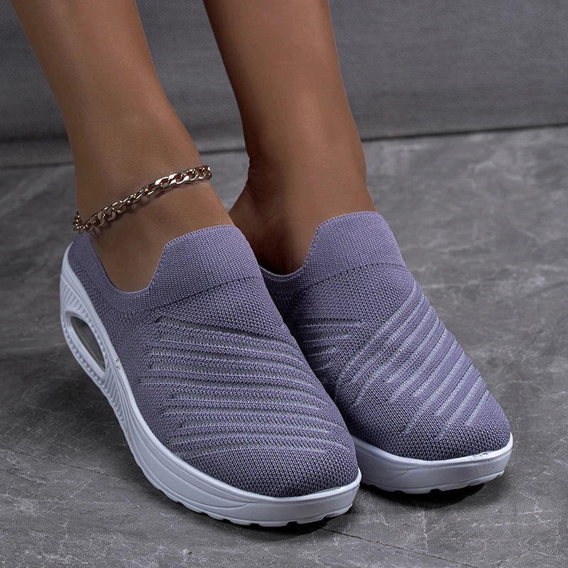 Levoire | Baskets Confort Respirantes Violet