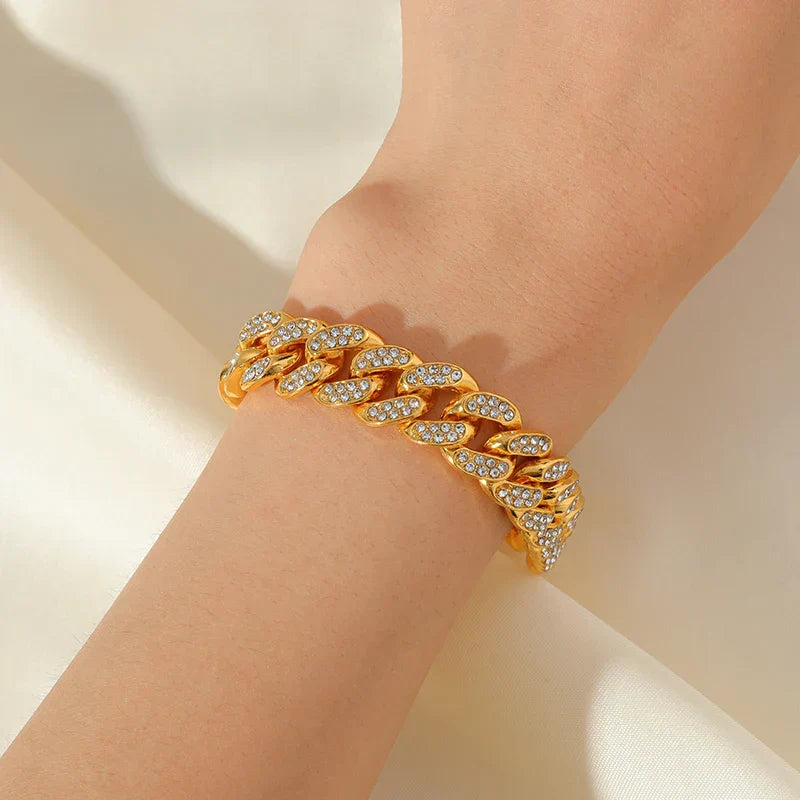 Levoire | Bracelet Cubain En Or