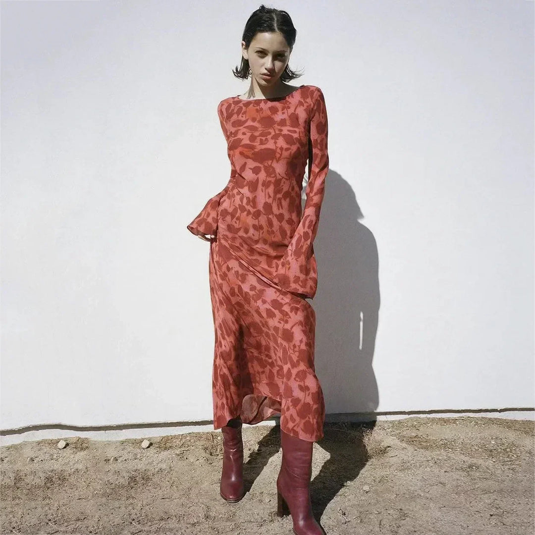 Levoire | Robe Maxi À Imprimé Floral Pour Femmes