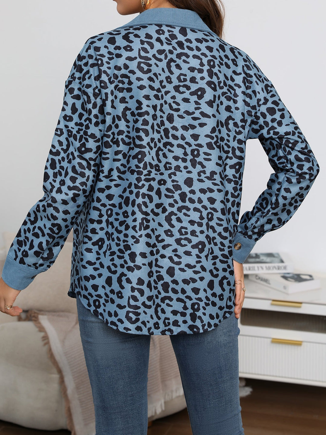 Levoire | Manteau Confortable Grande Taille Avec Imprimé Léopard
