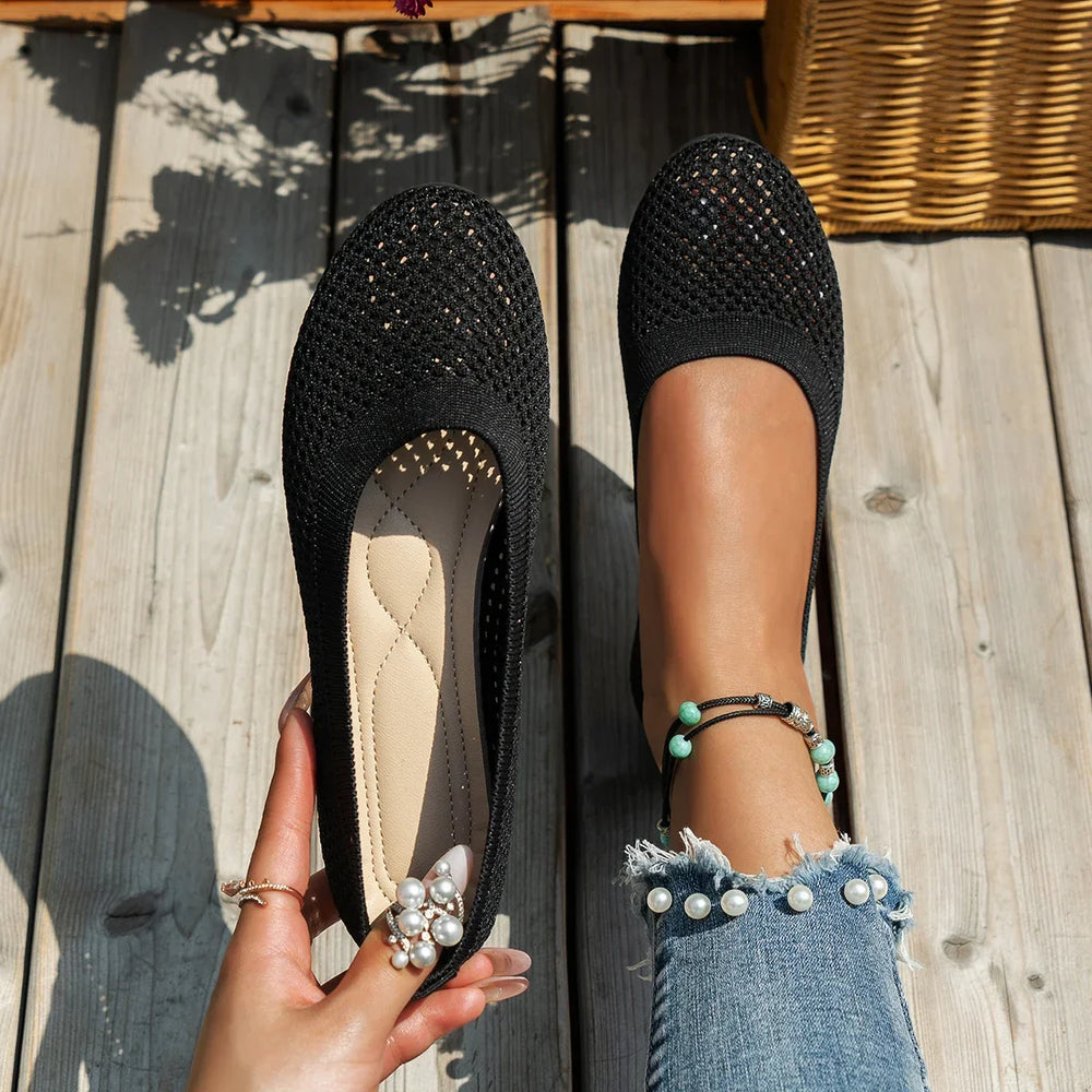 Levoire | Baskets Femme À Bout Rond Noir