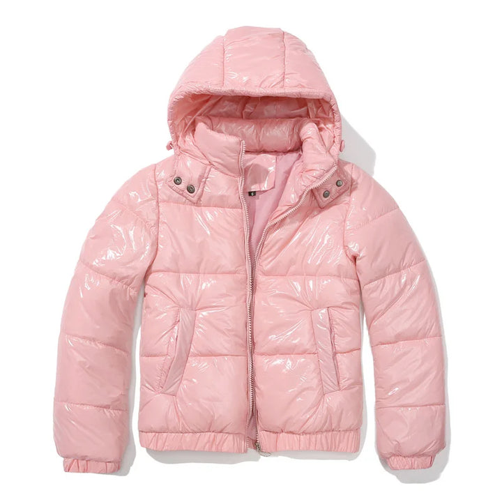 Levoire | Veste Capuche Longue Manches Avec Poches Rosa