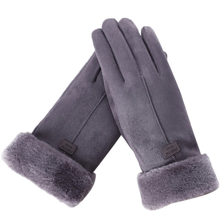 Avriane - Gants en fourrure d'hiver élégants et stylés pour femmes