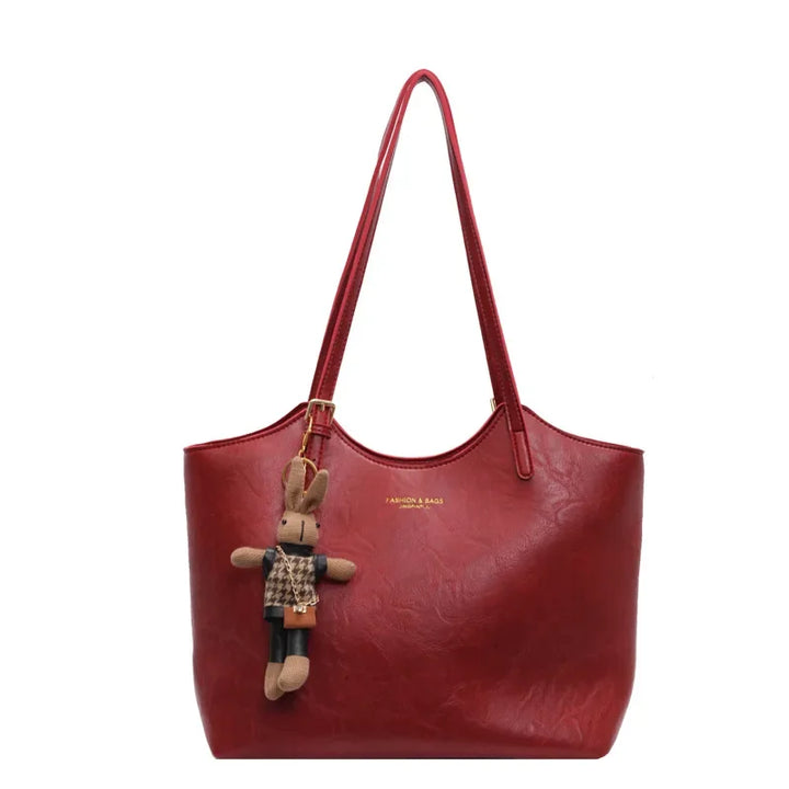 Levoire | Sac À Main En Cuir Avec Tag Amovible Rot