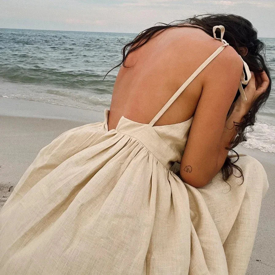 Levoire | Robe De Plage Avec Bretelles Réglables