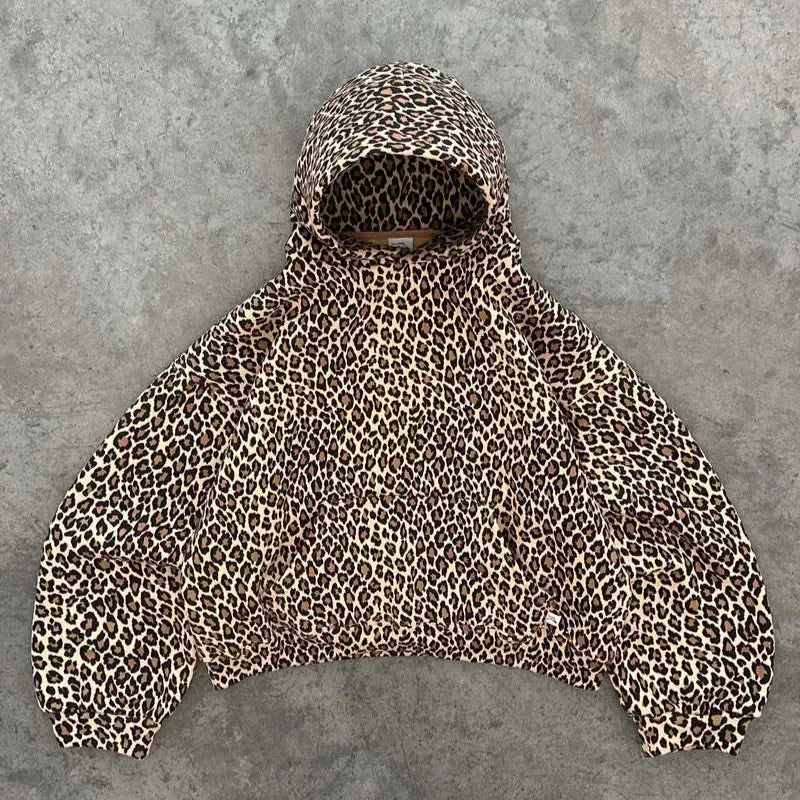 Levoire | Sweat À Capuche Imprimé Léopard Leopard