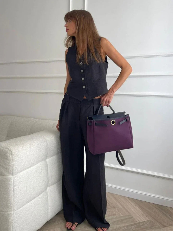 Levoire | Ensemble Deux Pièces Tendance Noir