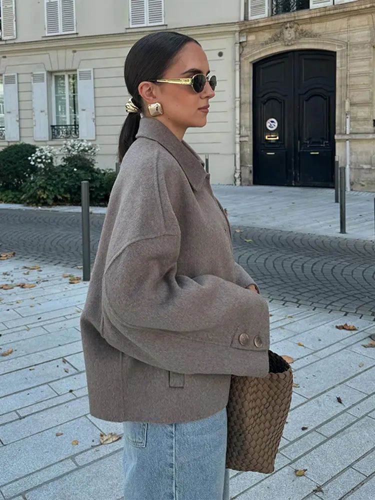 Levoire | Veste Élégante Avec Col Retourné Automne