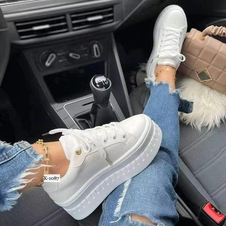 Levoire | Plateforme Chaussures Pour Élégance Adaptée Au Quotidien Blanc