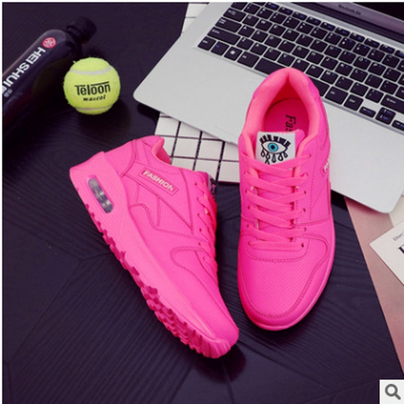 Levoire | Air Sneaker Hanche Couleurs Rose foncé