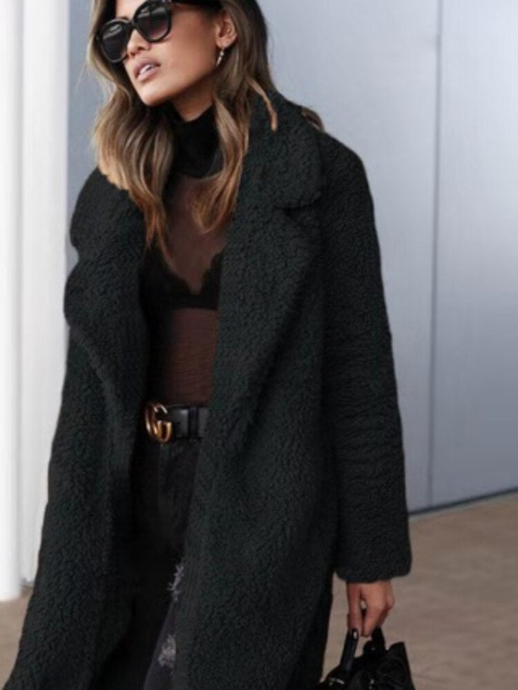 Levoire | Veste Longue Tendance Noir