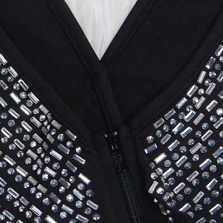 Levoire | Robe Maxi V En Cristal Dyp