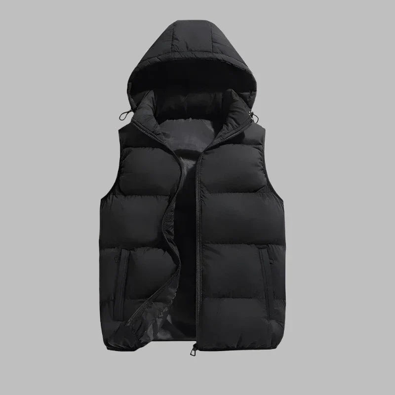 Levoire | Veste De Transition Légère Pour Hommes Avec Capuche Noir