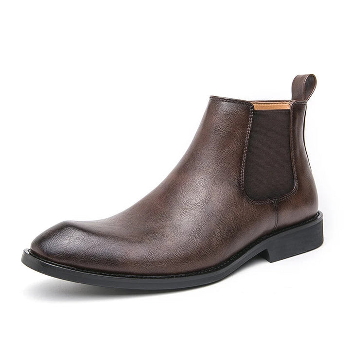 Levoire | Bottes En Cuir Avec Fermeture Éclair Brun foncé