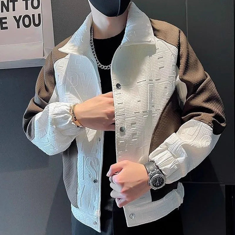 Levoire | Veste Poloko Élégante Pour Hommes Blanc