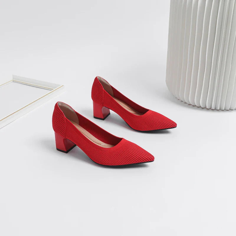 Levoire | Chaussures À Talons Colorées Luxueuses Pour Femmes Rot