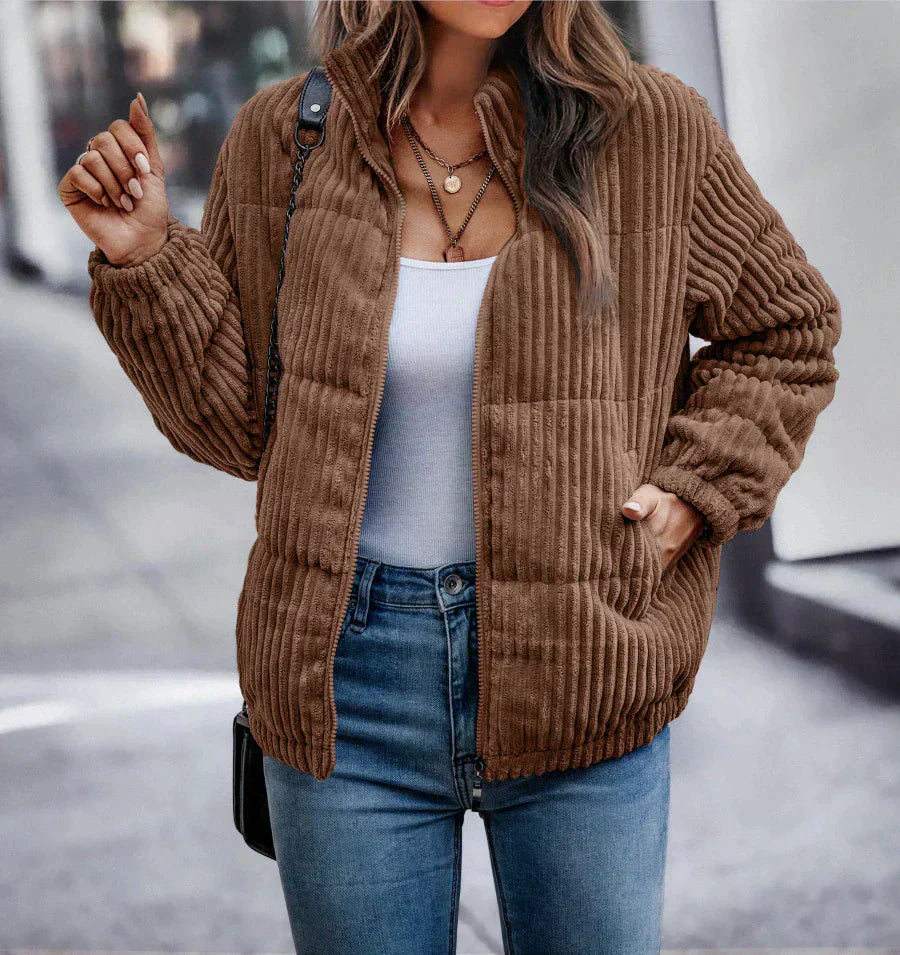 Levoire | Veste minimaliste et isolée Marron