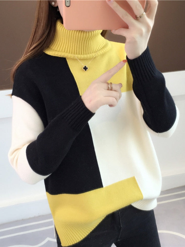 Levoire | Pull À Blocs De Couleur Confortable & Stylé