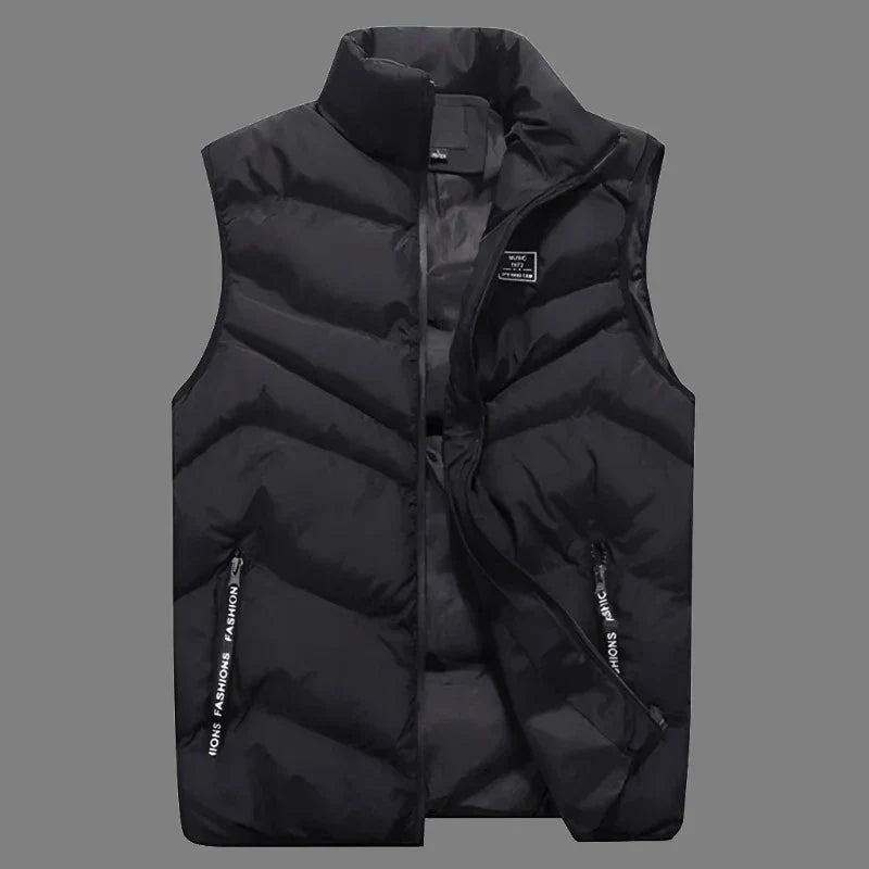 Levoire | Veste Intermédiaire Matelassée Élégante Pour Hommes Noir