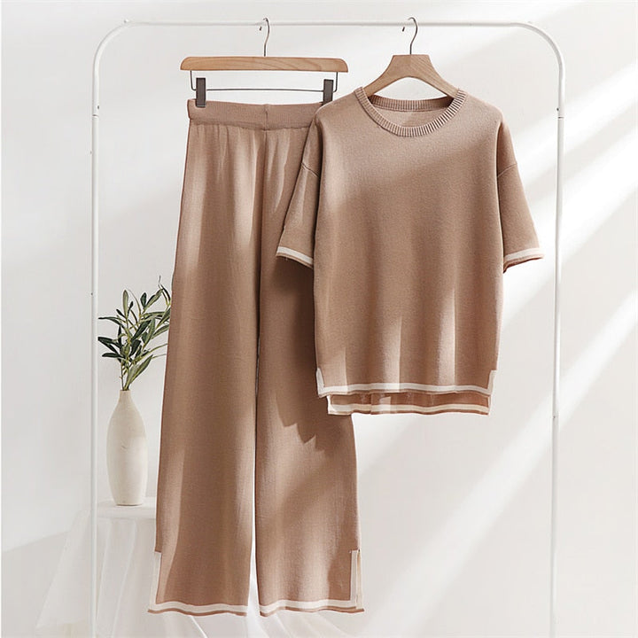 Levoire | Brooks Ensemble En Lin À Deux Pièces Khaki Taille unique