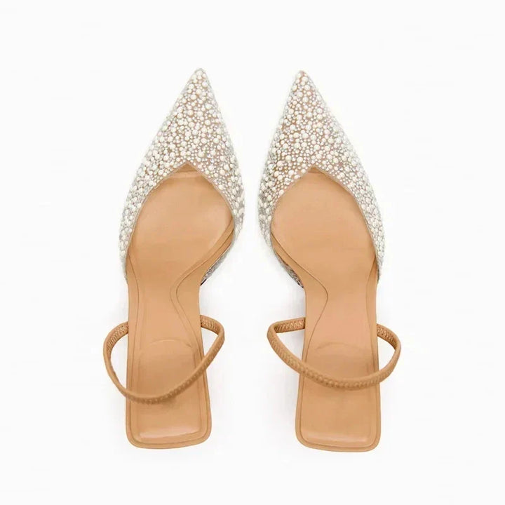 Levoire | Escarpins Transparents À Strass Pour Femmes