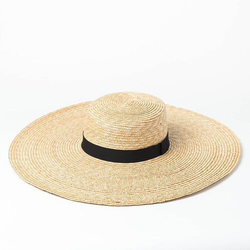 Levoire | Chapeau De Paille Pour La Plage Avec Bande