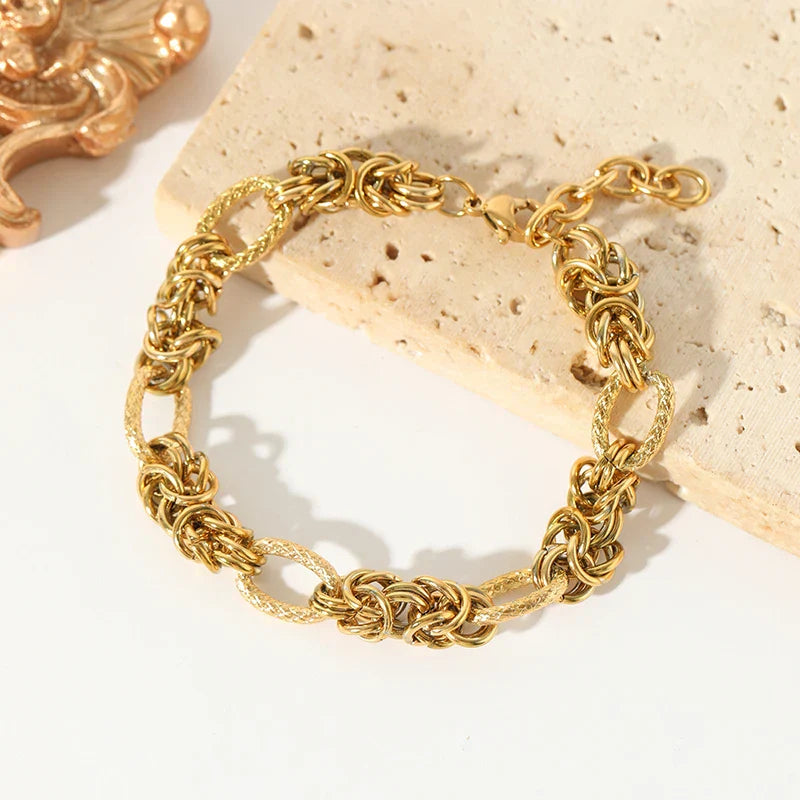 Levoire | Bracelet En Acier Inoxydable Doré