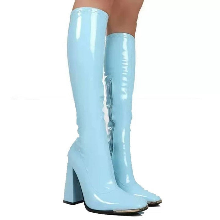 Levoire | Bottes De Pluie Confortables À Fermeture Éclair Sans Glisse Bleu