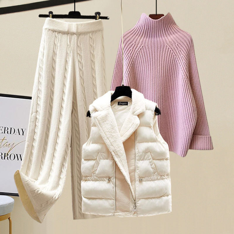Levoire | Ensemble Trois Pièces En Cachemire Rosa