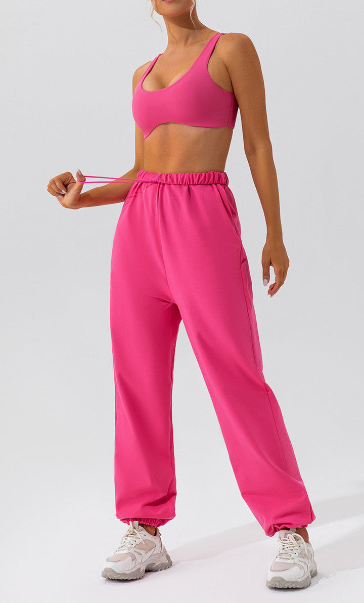 Levoire | Pantalon de Survêtement avec Tissu Respirant et Coupe Ergonomique pour Femmes Rosa