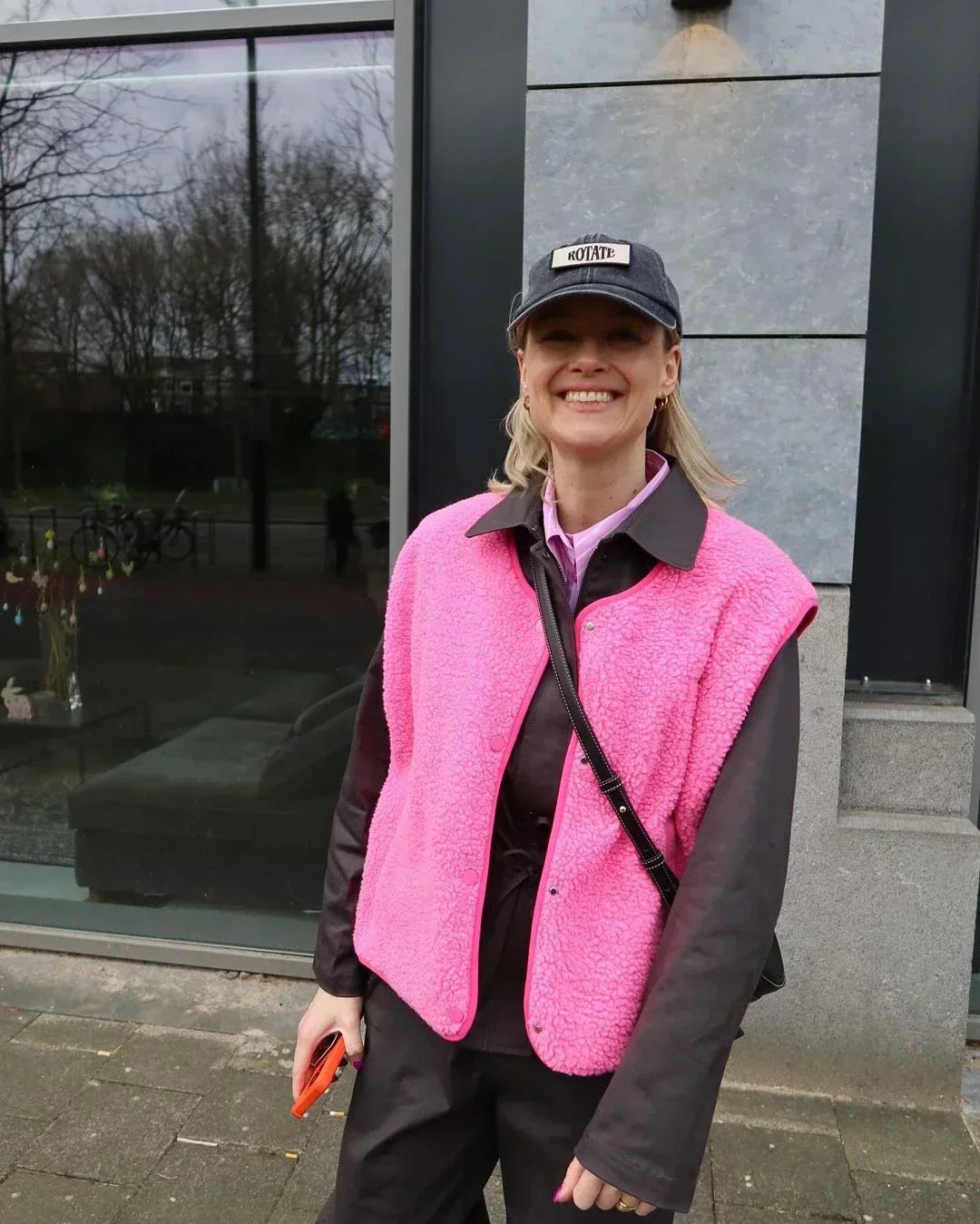 Levoire | Gilet En Polaire De Qualité Rosa