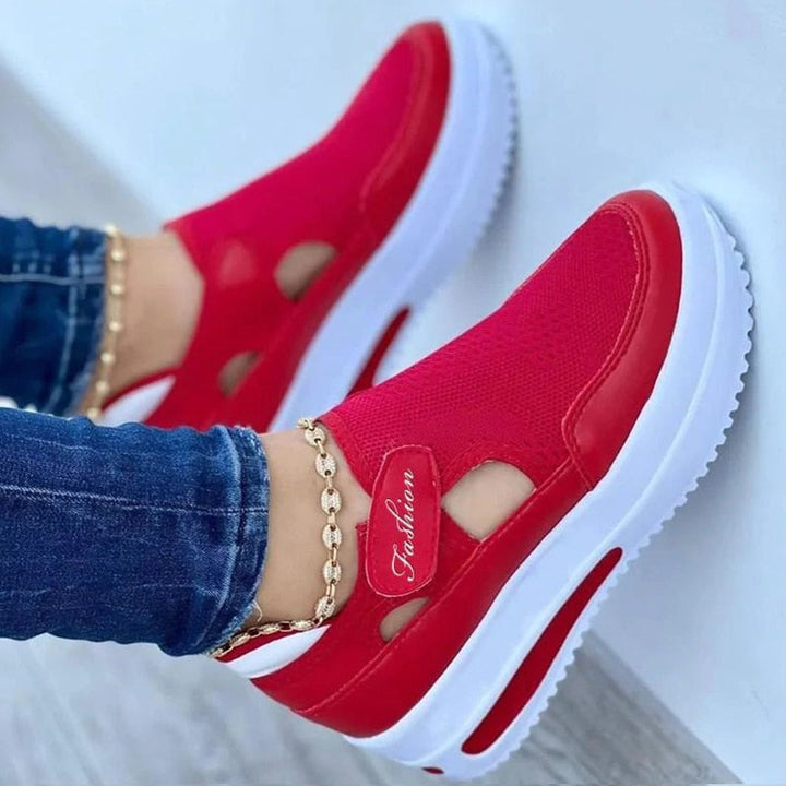 Levoire | Baskets Sasa pour Femmes – Confort Exceptionnel et Style Moderne Rouge