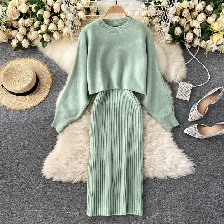 Levoire | Ensemble Confortable Élégant, Chaud & Stylé Vert clair