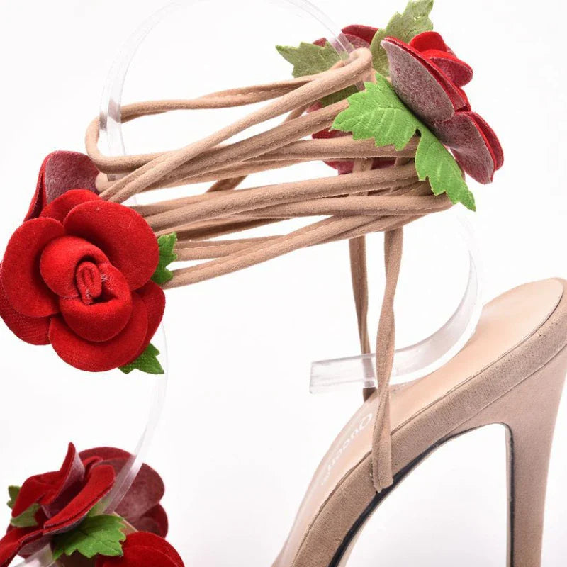 Levoire | Talon Haut Satin Rose