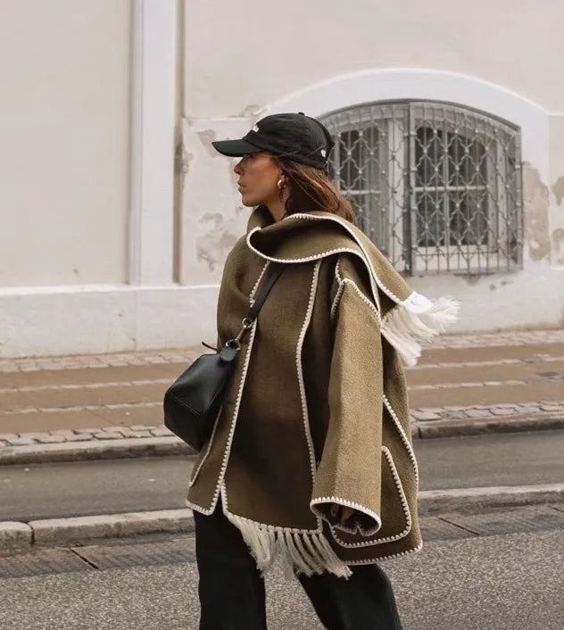 Levoire | Veste Femme Avec Écharpe