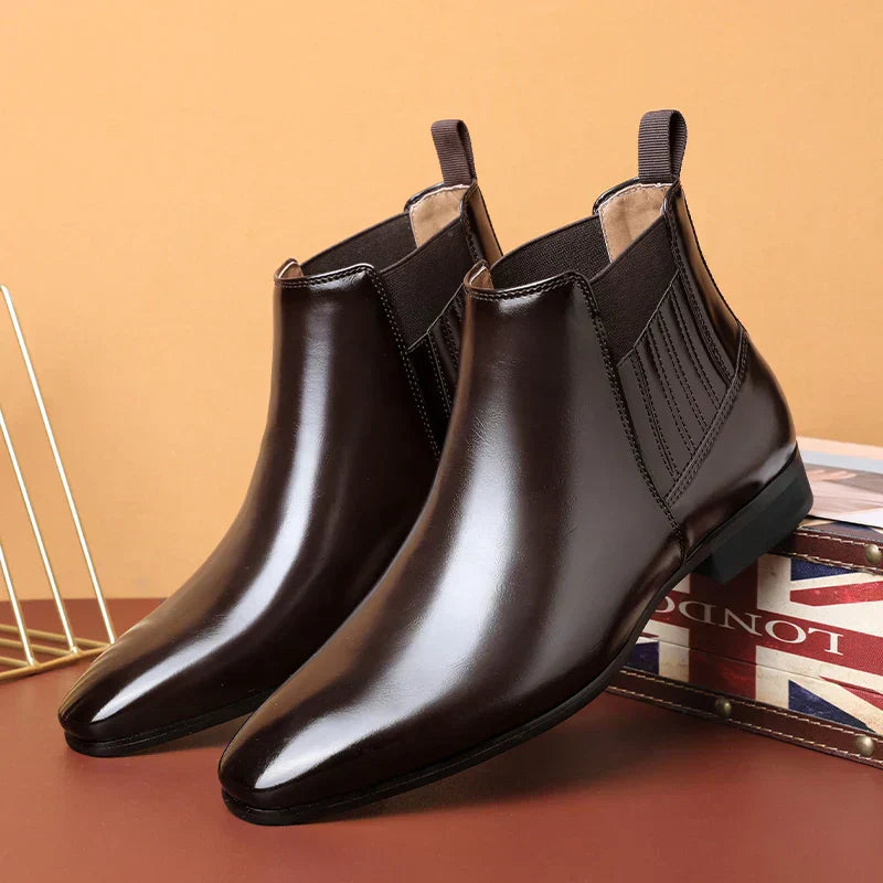 Levoire | Bottes En Cuir Avec Un Grand Confort Mustafarin brillant