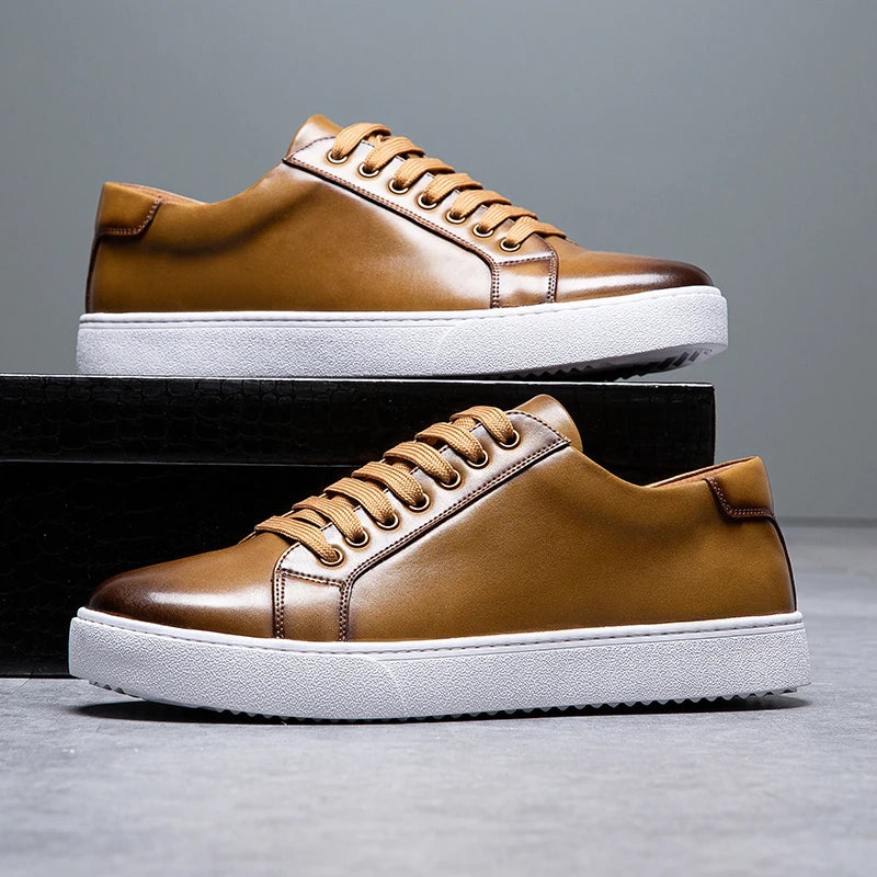 Levoire | Baskets En Cuir Pour Homme