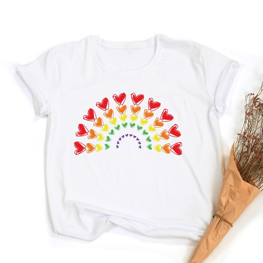 Levoire | Love Equality T-Shirt Graphique Arc-En-Ciel Lgbt Fierté Rétro Été Conception 9