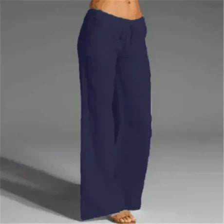 Levoire | Pantalon En Lin Bleu marine