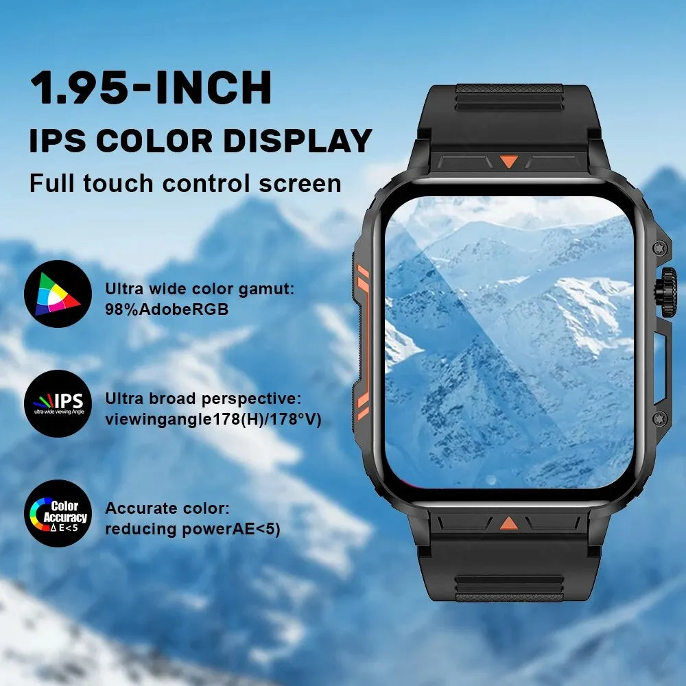 Levoire | Montre Intelligente Avec Un Écran De 1,95 Pouce Et Suivi De La Santé