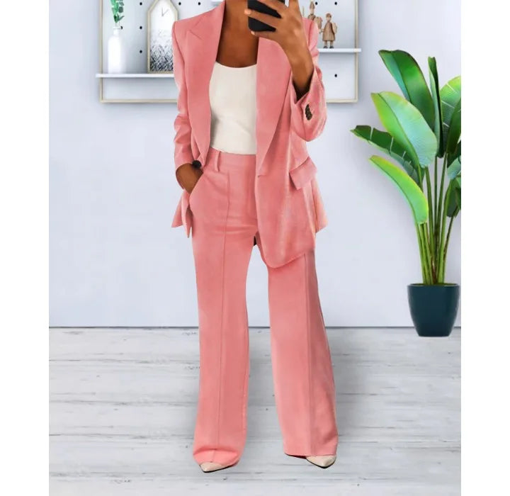 Levoire | Élégant ensemble de pantalon et de veste pour femmes