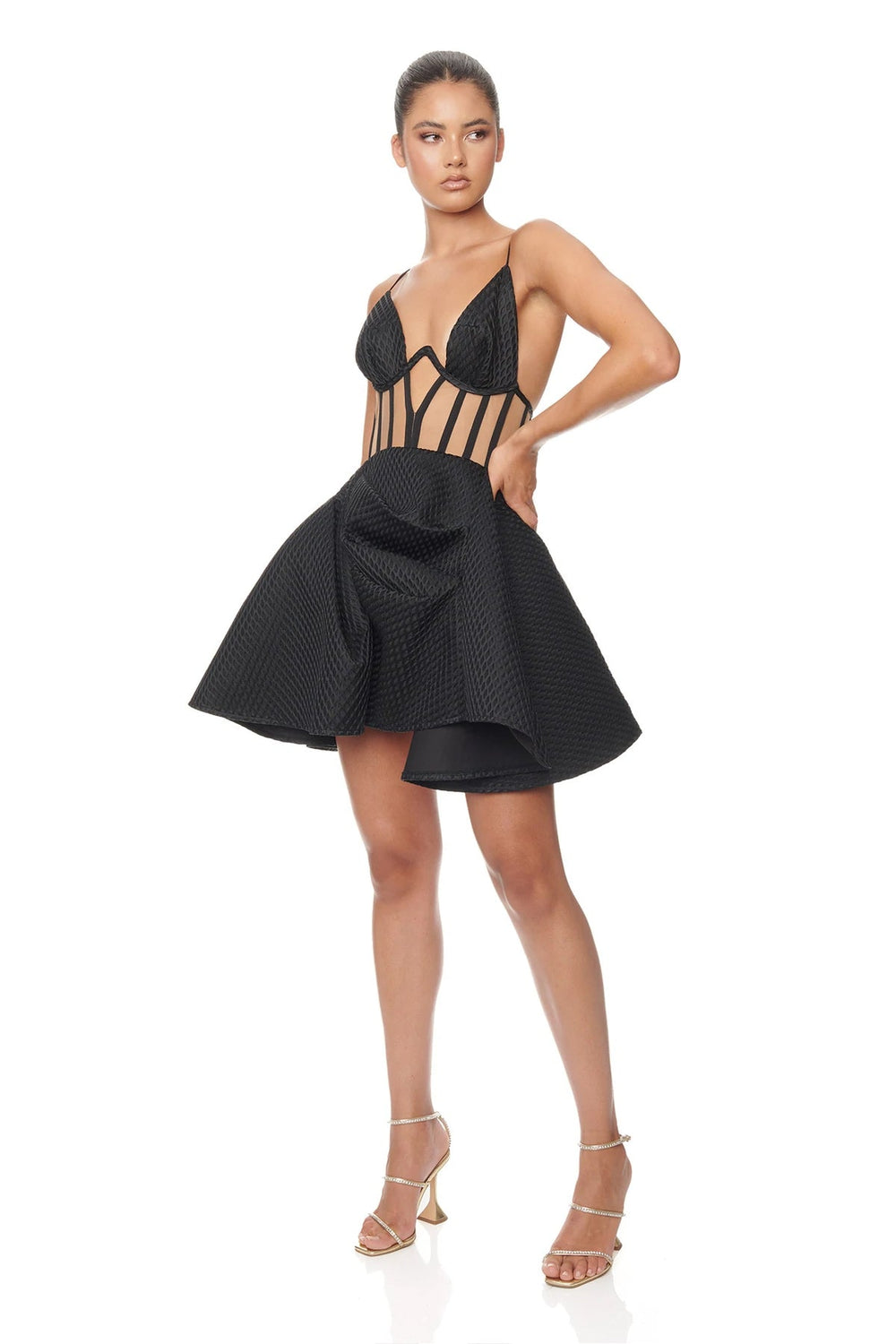 Levoire | Mini Robe Corset Noir