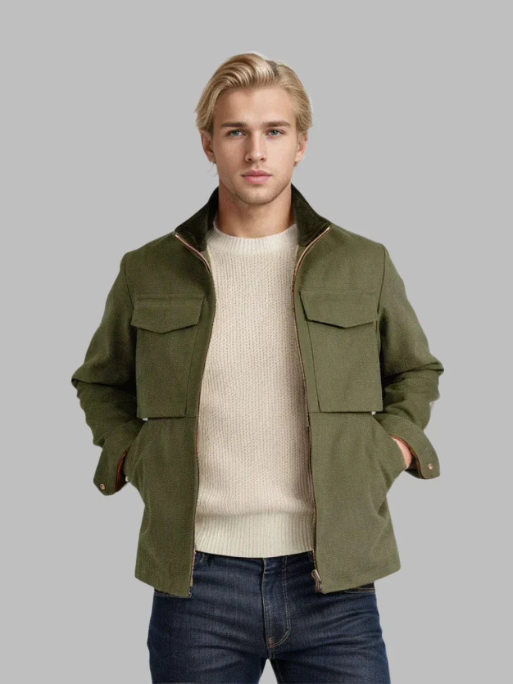 Levoire | Chic Veste Pour Hommes Avec Plusieurs Poches