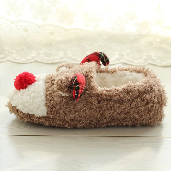 Levoire | Chaussons En Polaire Renne