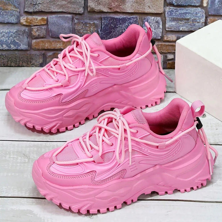 Levoire | Chaussures de sport décontractées pour femmes respirantes et confortables Rosa