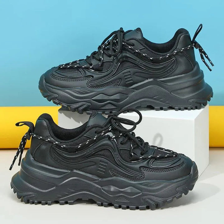 Levoire | Chaussures de sport décontractées pour femmes respirantes et confortables Noir